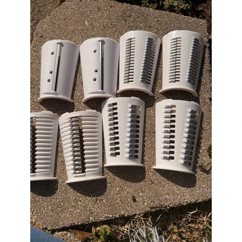 Replacement Rotary Cheese Grater Drum Blades‎ Set Vegetable Slicer Attachments